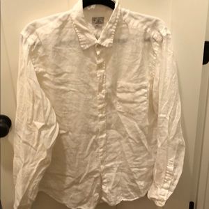 Tailored by J. CREW. 100% LINEN MATERIAL.